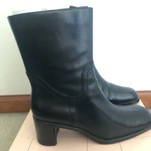 Leather Heeled Boots